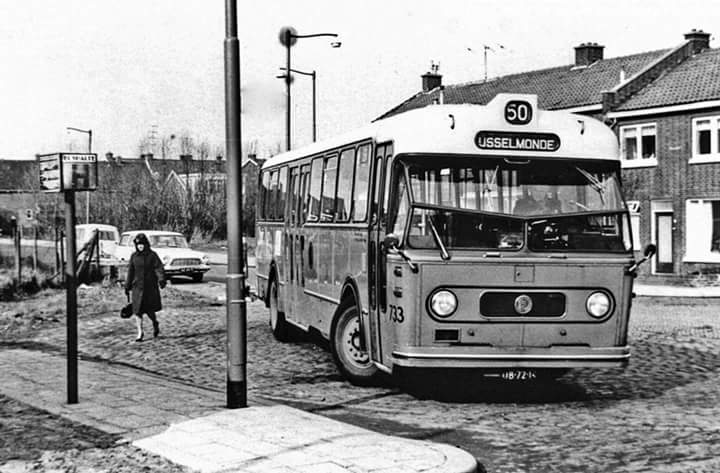 Rotterdamse stadsbus jaren 50